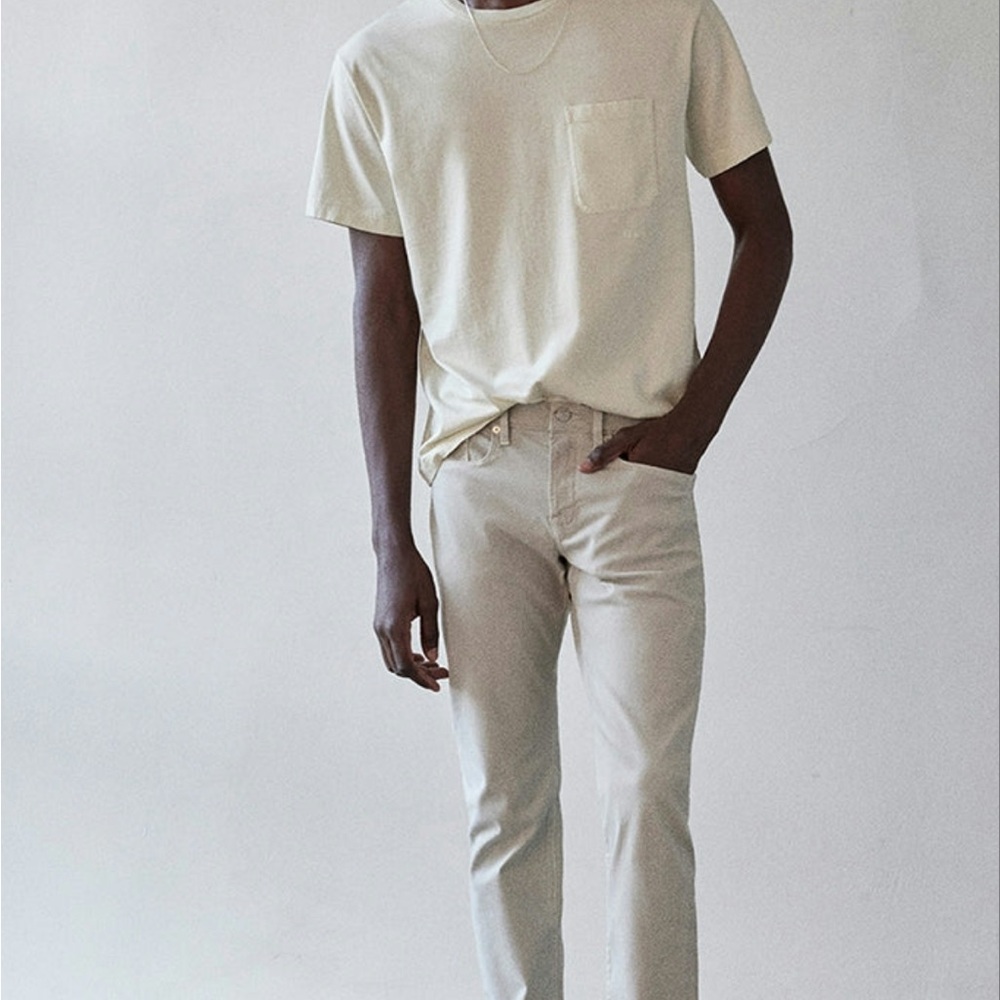 Frame Denim Men’s Slim Jeans in Light Beige